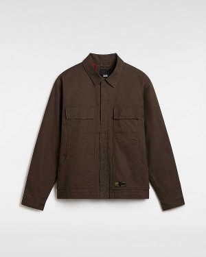 Casaco Vans McAvoy Insulated Station Masculino Marrom | VN3470895