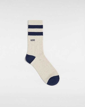 Meias Vans Classic Crew Unisex Azuis | VN6012987