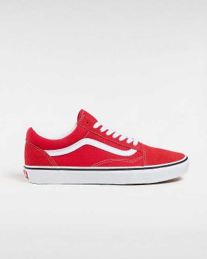 Tenis Skate Vans Old Skool Feminino Vermelhas | VN7823691