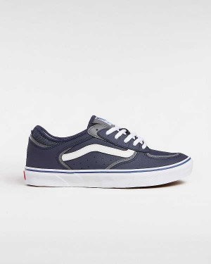 Tenis Skate Vans Rowley Masculino Azuis | VN0618593