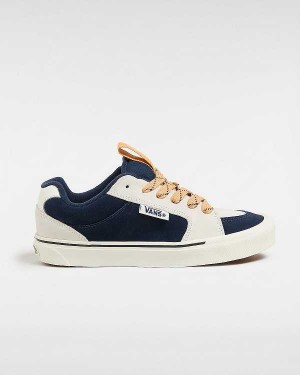 Tenis Vans Chukka Push Feminino Azuis Branco | VN9752106