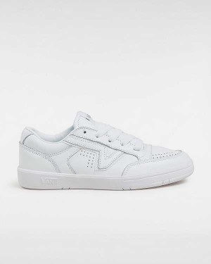 Tenis Vans Leather Lowland Comfycush Feminino Branco | VN6092385