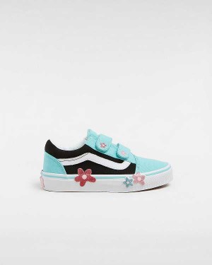 Tenis Vans Old Skool Hook and Loop Glitter (4-8 years) Criança Multicoloridas | VN9634018