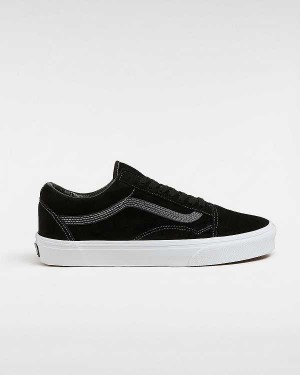 Tenis Vans Old Skool Pig Suede Feminino Pretas | VN4316809