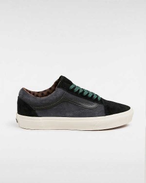 Tenis Vans Old Skool Pig Suede Feminino Cinzentas | VN1578249