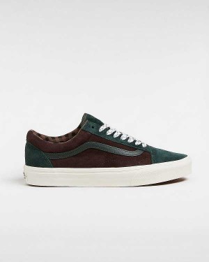 Tenis Vans Old Skool Pig Suede Feminino Verdes | VN1729546