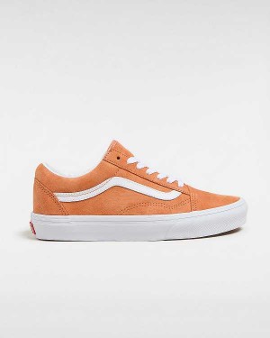 Tenis Vans Old Skool Pig Suede Feminino Laranja | VN5837621