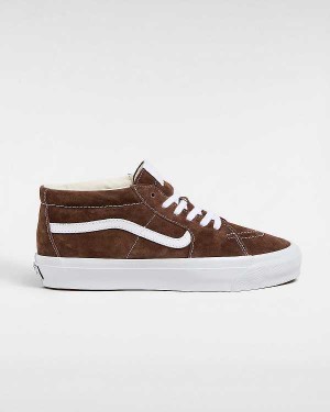 Tenis Vans Premium Sk8-Mid 83 Feminino Marrom | VN6973205