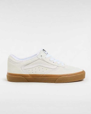 Tenis Vans Rowley Classic Feminino Branco Bege | VN5932016