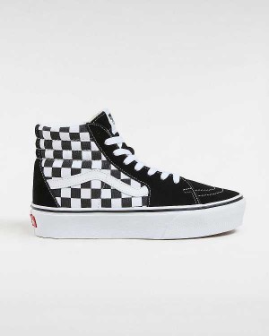 Tenis Vans Sk8-Hi Platform 2.0 Feminino Pretas Branco | VN1702635