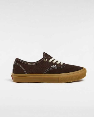 Tenis Vans Skate Authentic Feminino Marrom | VN2965437