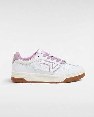 Tenis Vans Upland Vintage Leather Feminino Roxo | VN0876341