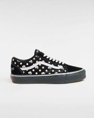 Tenis Vans Vans X Papergirl Old Skool Feminino Pretas | VN4376051