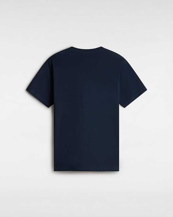 Camiseta Vans Classic Feminino Azuis | VN8951367
