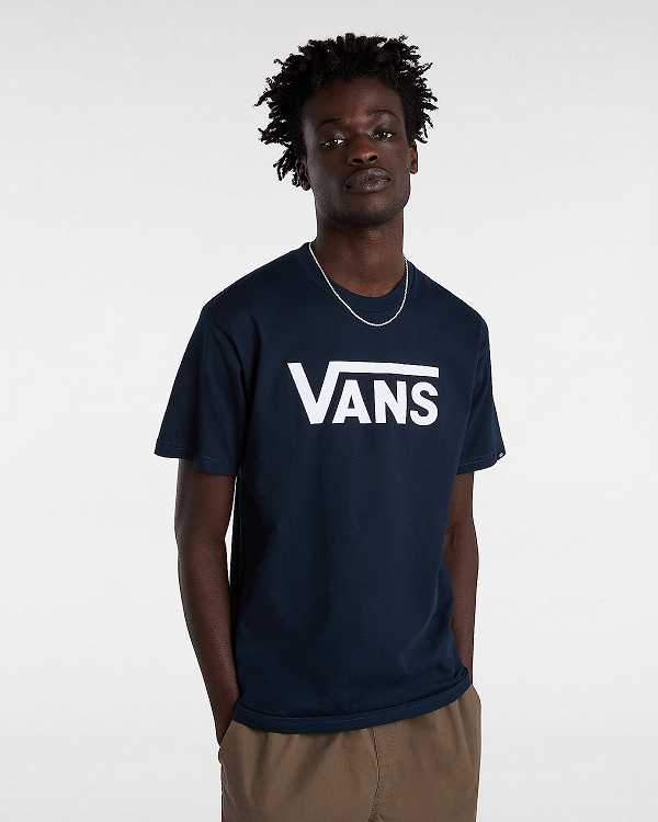 Camiseta Vans Classic Feminino Azuis | VN8951367