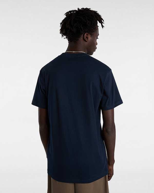 Camiseta Vans Classic Feminino Azuis | VN8951367