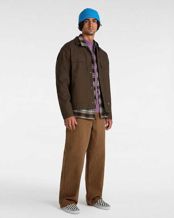 Casaco Vans McAvoy Insulated Station Masculino Marrom | VN3470895