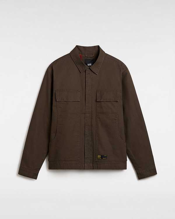 Casaco Vans McAvoy Insulated Station Masculino Marrom | VN3470895