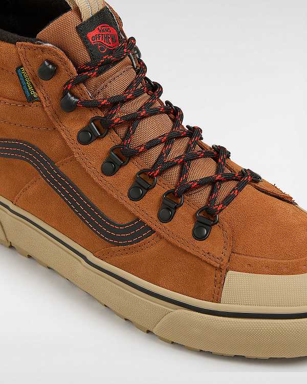 Impermeáveis Vans MTE Sk8-Hi DR Feminino Marrom Laranja | VN6084597
