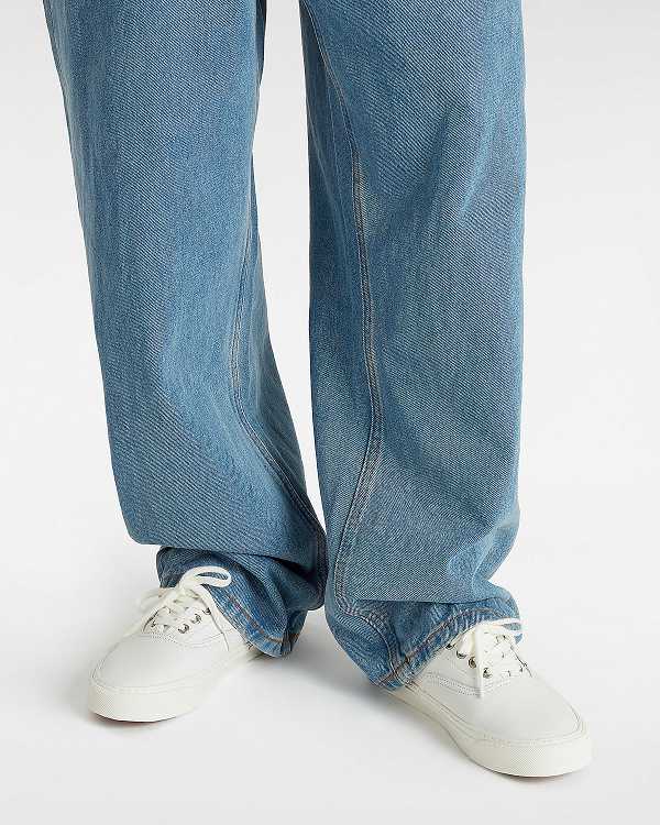 Leather Shoes Vans Authentic Lux Masculino Branco | VN0378649