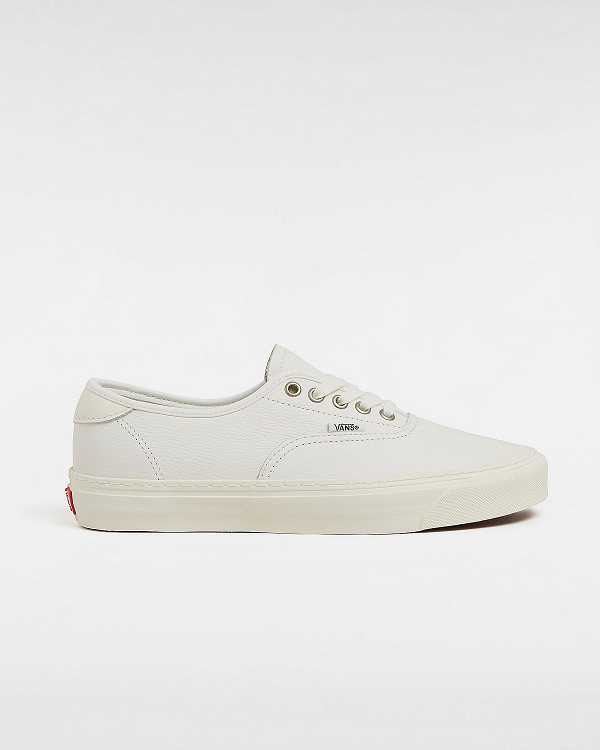 Leather Shoes Vans Authentic Lux Masculino Branco | VN0378649