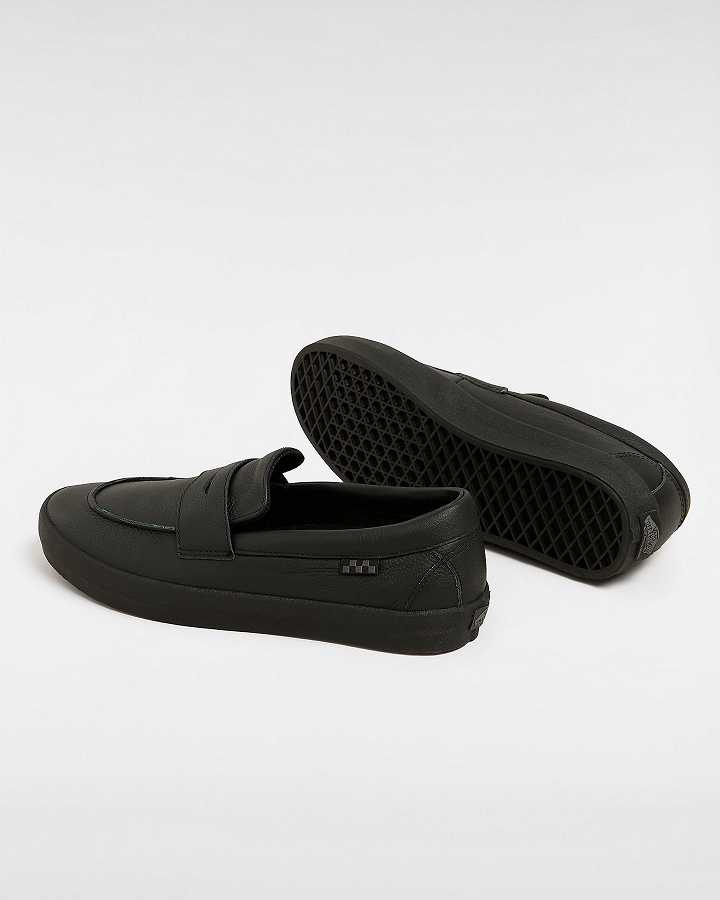 Mocassins Vans Skate Feminino Pretas | VN6513807