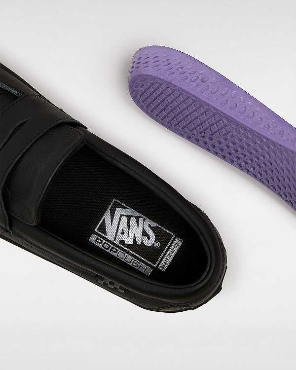 Mocassins Vans Skate Feminino Pretas | VN6513807