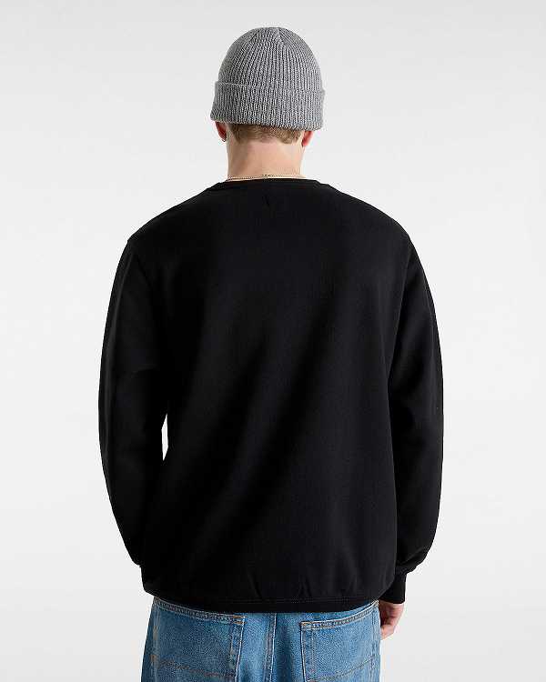 Moletom Vans Classic III Crew Masculino Pretas | VN1652978