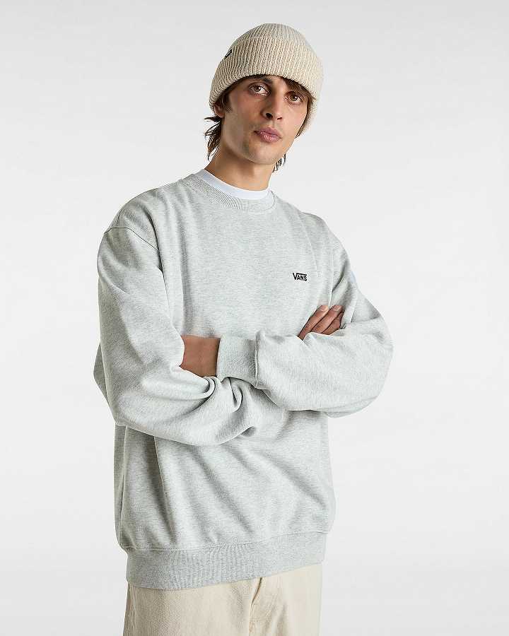 Moletom Vans Left Chest Embroidered Logo Masculino Cinzentas | VN1675408