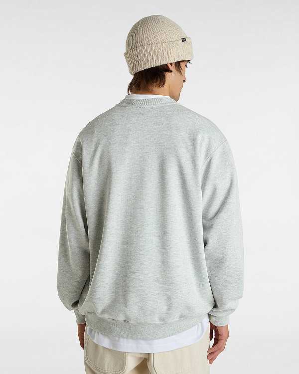 Moletom Vans Left Chest Embroidered Logo Masculino Cinzentas | VN1675408