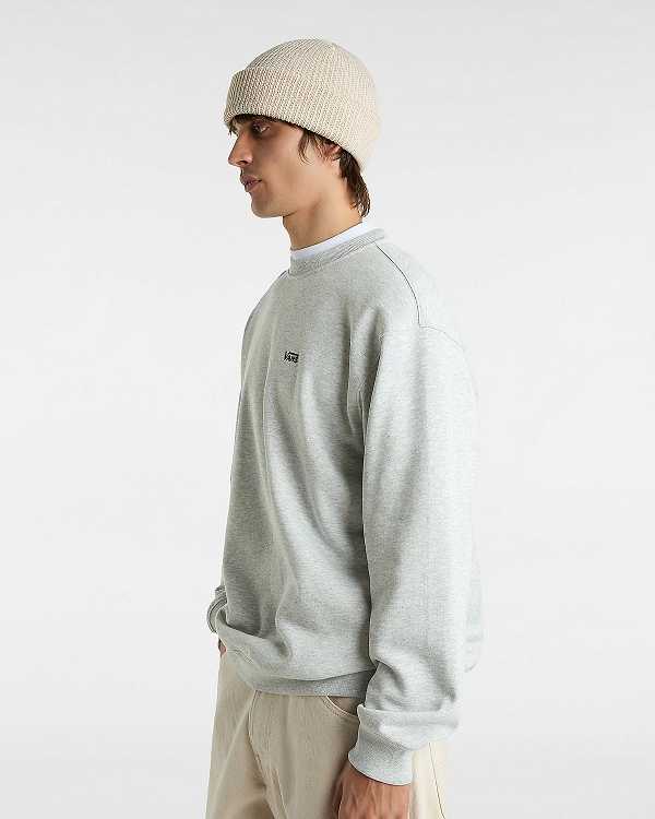 Moletom Vans Left Chest Embroidered Logo Masculino Cinzentas | VN1675408