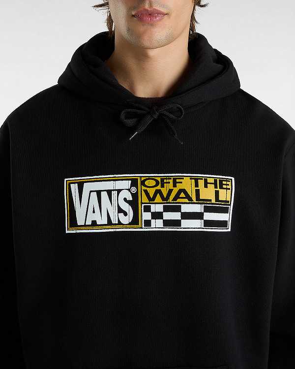 Moletom com Capuz Vans Hi Stretch Masculino Pretas | VN8521706
