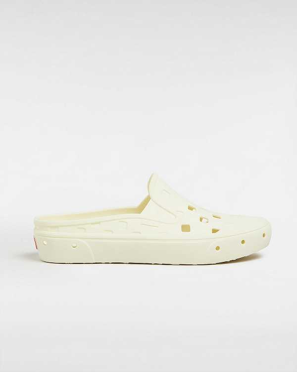 Mules Vans Slip-On TRK Feminino Branco | VN5043296
