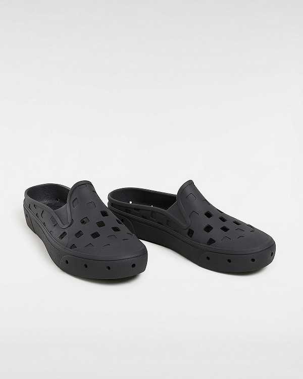 Mules Vans Slip-On TRK MTE Feminino Pretas | VN2649853