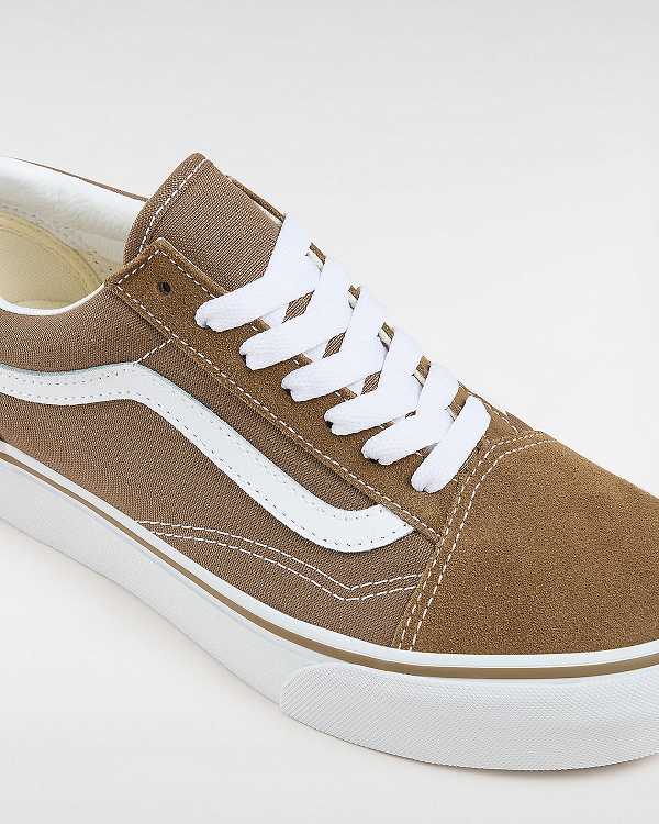 Platform Shoes Vans Old Skool Feminino Marrom | VN7583642