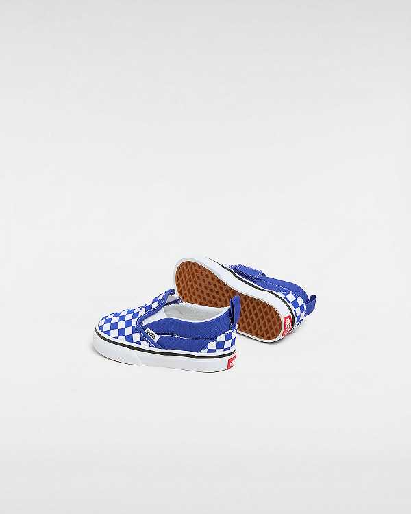 Sapatos Slip On Vans Hook and loop (1-4 Years) Criança Azuis | VN5978012