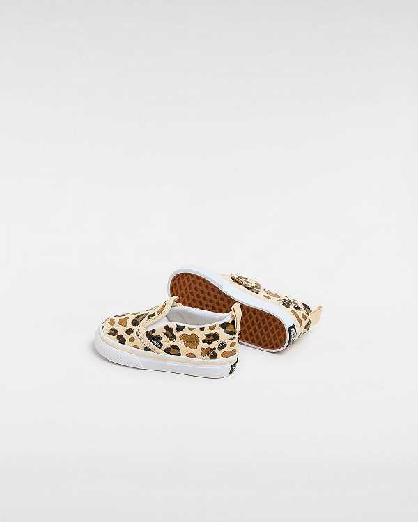 Sapatos Slip On Vans Hook and loop (1-4 Years) Criança Marrom | VN5193687
