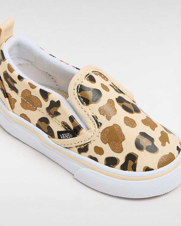 Sapatos Slip On Vans Hook and loop (1-4 Years) Criança Marrom | VN5193687