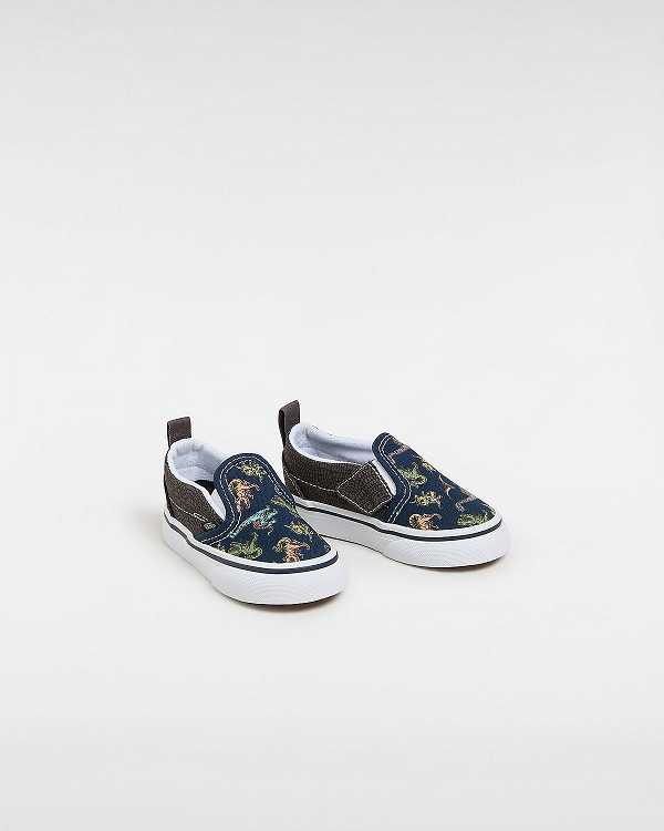 Sapatos Slip On Vans Hook and loop (1-4 Years) Criança Multicoloridas | VN7281496