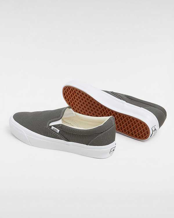 Sapatos Slip On Vans Premium 98 Masculino Cinzentas | VN2567349