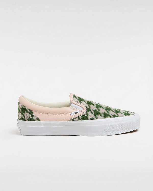 Sapatos Slip On Vans Premium 98 Masculino Rosa | VN5214837