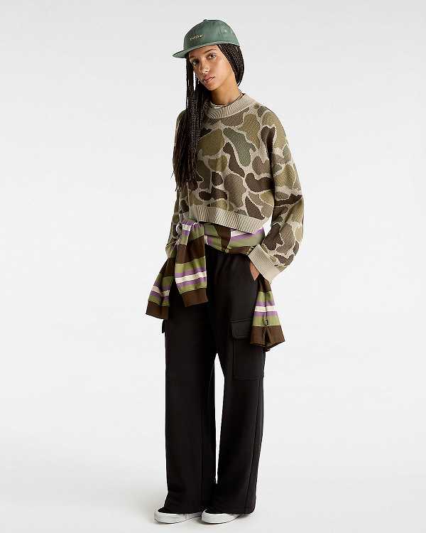Suéter Vans Cammile Camo Feminino Marrom | VN4610359