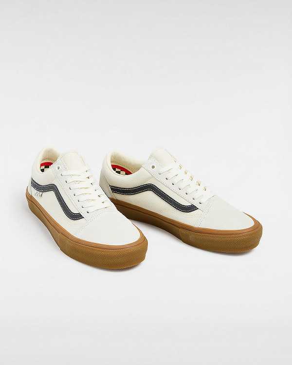 Tenis Skate Vans Old Skool Feminino Branco | VN6280914