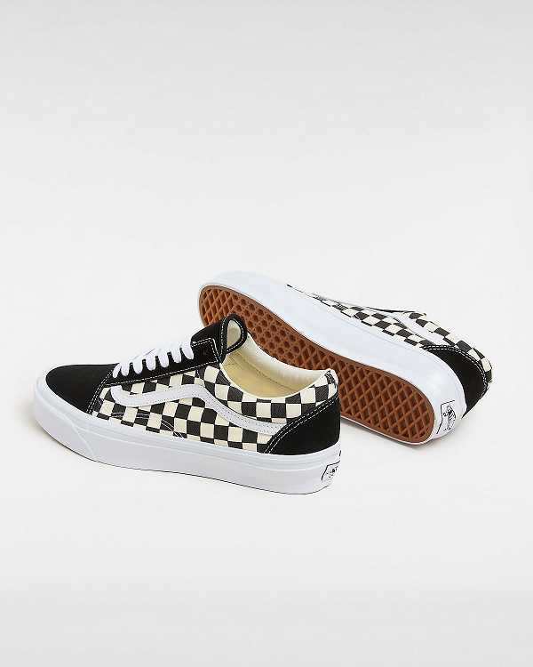 Tenis Skate Vans Premium Old Skool 36 Masculino Pretas Branco | VN0672159