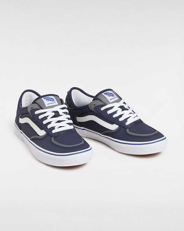 Tenis Skate Vans Rowley Feminino Azuis | VN5208379
