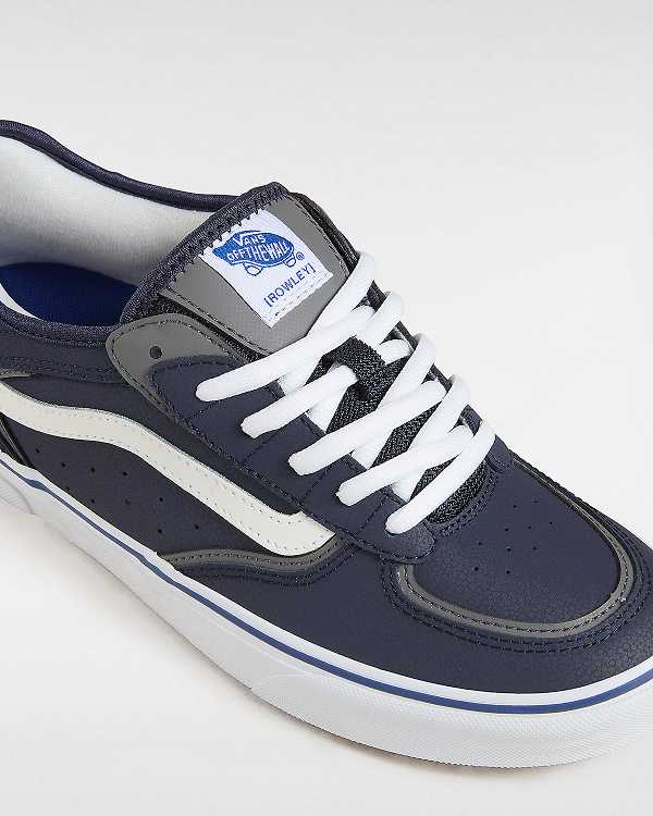 Tenis Skate Vans Rowley Feminino Azuis | VN5208379