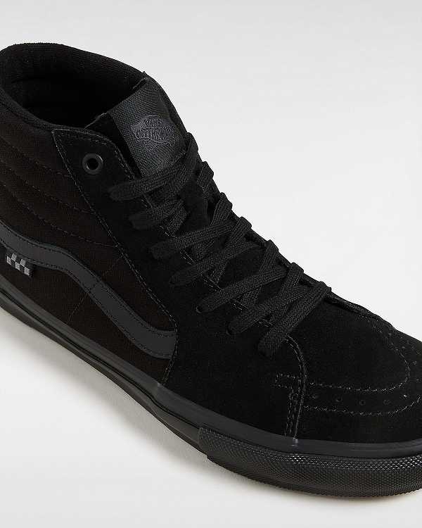 Tenis Skate Vans Sk8-Hi Feminino Pretas | VN0475691