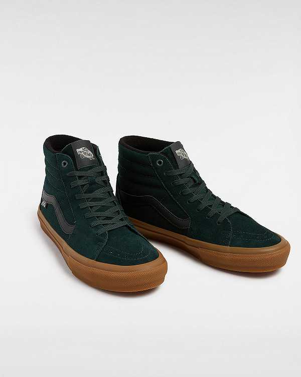 Tenis Skate Vans Sk8-Hi Feminino Verdes | VN5203874