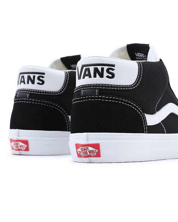 Tenis Vans Mid Skool 37 Feminino Pretas | VN3856407