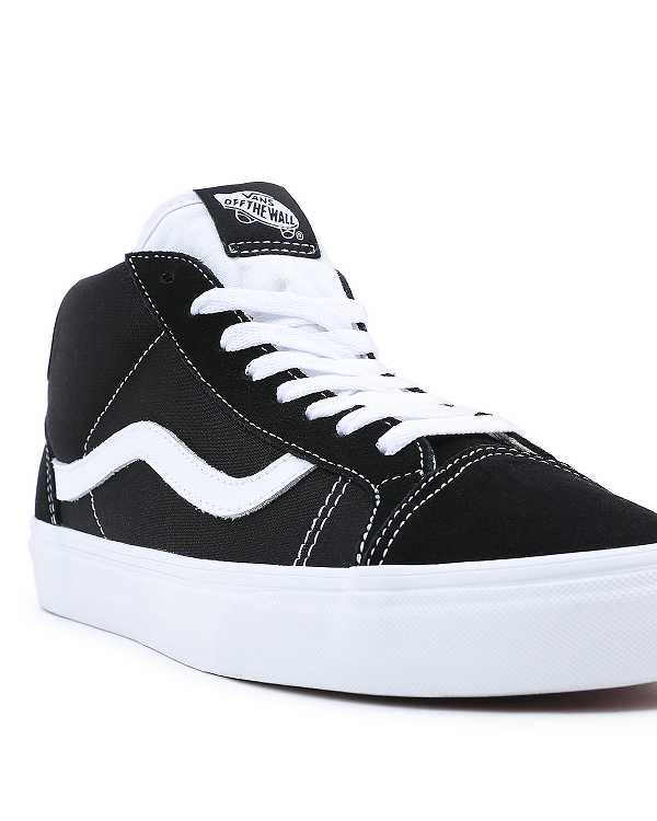 Tenis Vans Mid Skool 37 Feminino Pretas | VN3856407